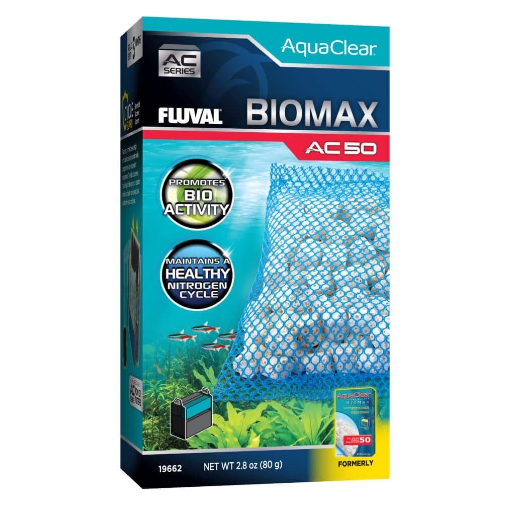 Fluval - BIOMAX for AC50 Power Filter, 2.8 oz / 80 g – for Use in Freshwater & Saltwater Aquariums