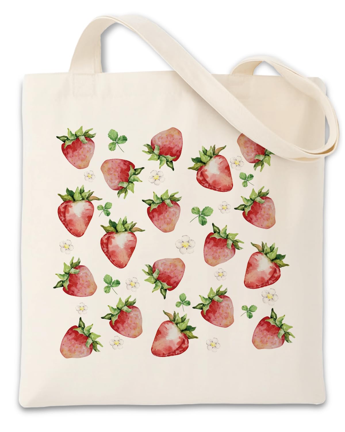 Aesthetic Plant Tote Bag for Women Reusable Canvas Bag Shoulder Bags for Casual Vacation Shopping Work Travel
