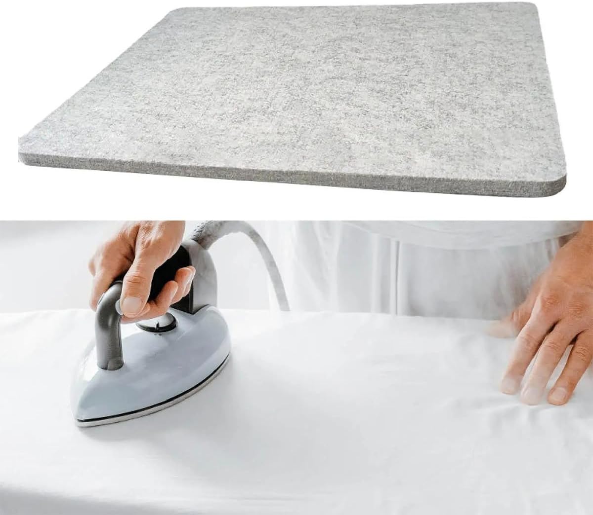 Felted Ironing Pressing Mat 17" x 24" Professional Felt Ironing Mats Board Mat for Quilter Sewing Quilting Supplies, 1/2" Thick