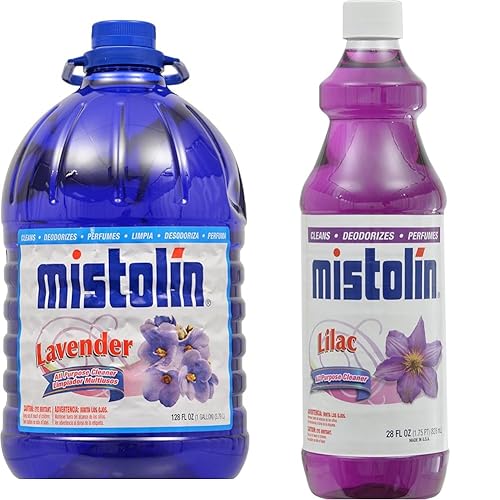 Mistolin Lavender, limpiador multiuso, 128 onzas lĂquidas, lila, 28 onzas lĂquidas (paquete de 2) Mistolin Lavender, limpiador multiuso, 128 onzas lĂquidas, lila, 28 onzas lĂquidas (paquete de 2)