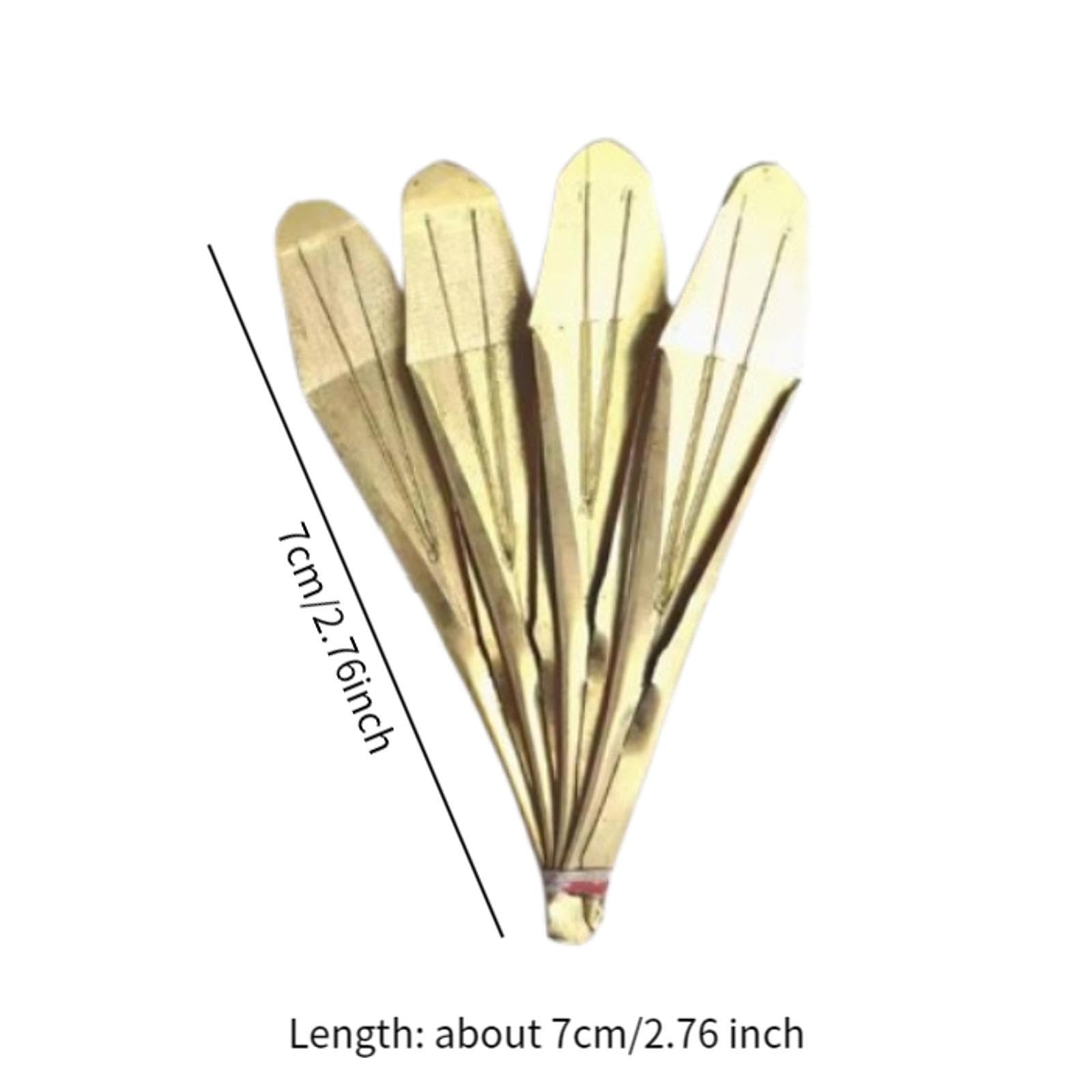 Oshhni a bocca Jaw Harp, regalo facile da suonare, a bocca in rame Yi, strumento musicale popolare per gli amanti della musica domestica e, con 4 Foglie