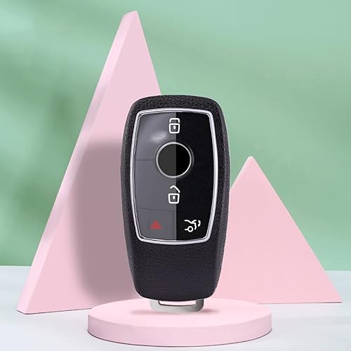 Miniatura 6 de Funda para llavero Mercedes - Funda de llavero de material premium con llavero de cuero compatible con Mercedes-Benz