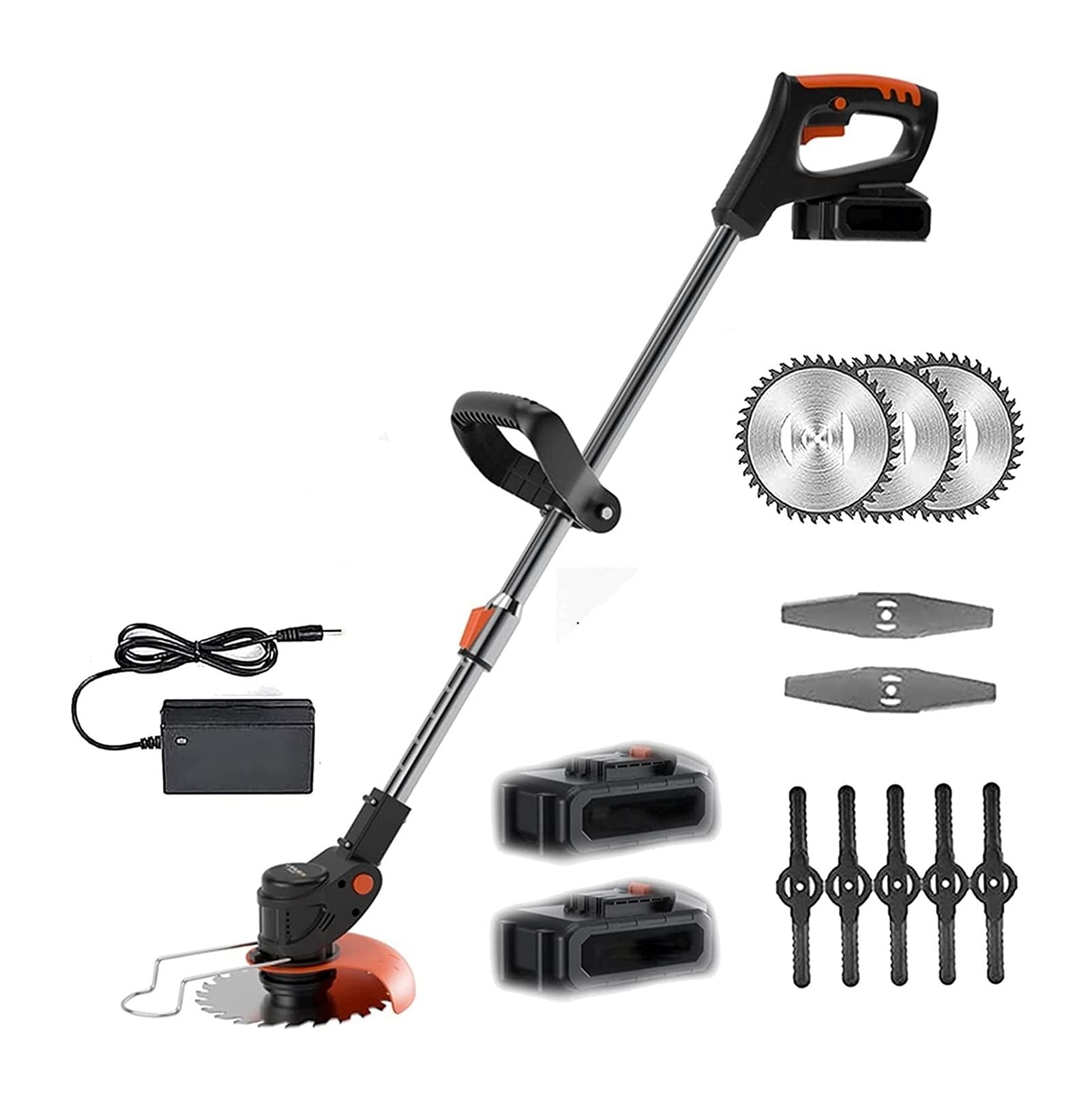 Buy DELIMITE Grass Trimmers 21V Electric Cordless String Trimmer