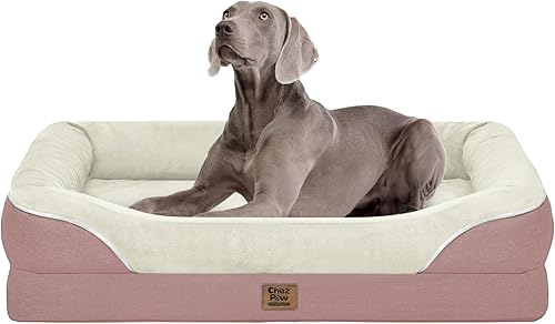 Miniatura 9 de Cama Ortopédica Lavable para Perros Grandes - Camas de Espuma Ortopédica Desmontable para Perros con Bordes Acolchados Cama Grande Impermeable para
