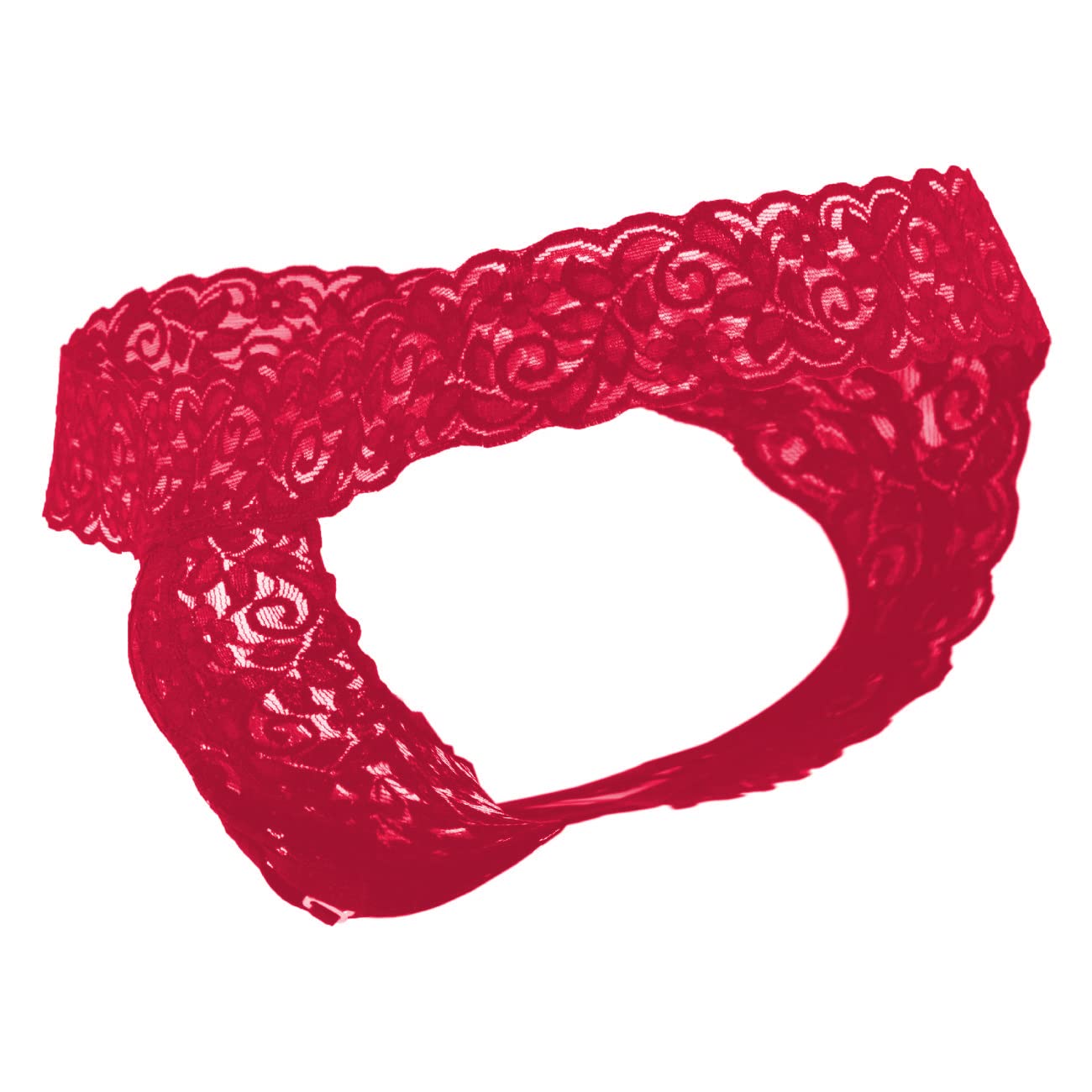 Mens Lace Thong Half Coverage Underwear-image-24