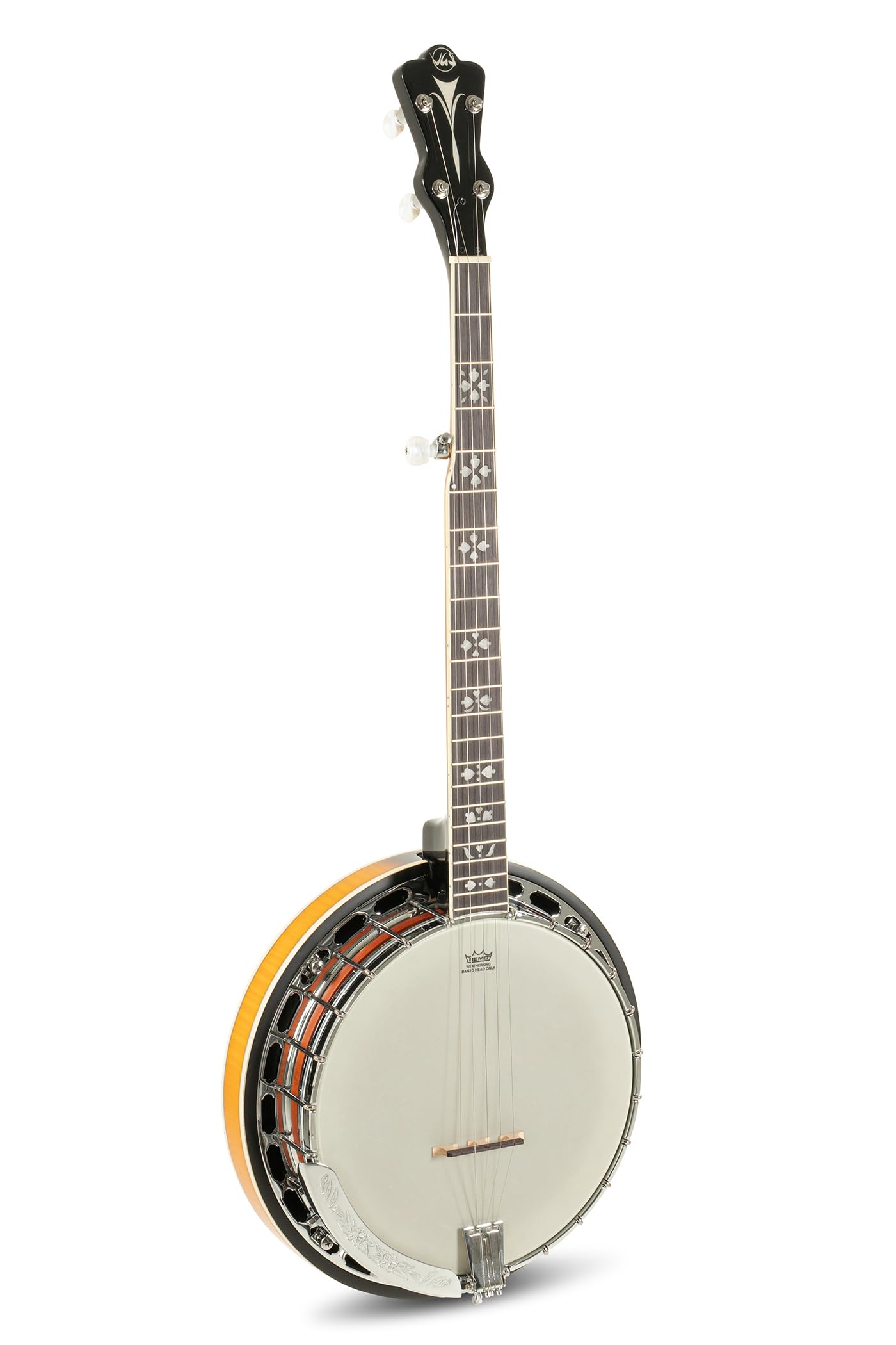 GEWA Banjo Premium 5 corde con custodia e pelliccia REMO