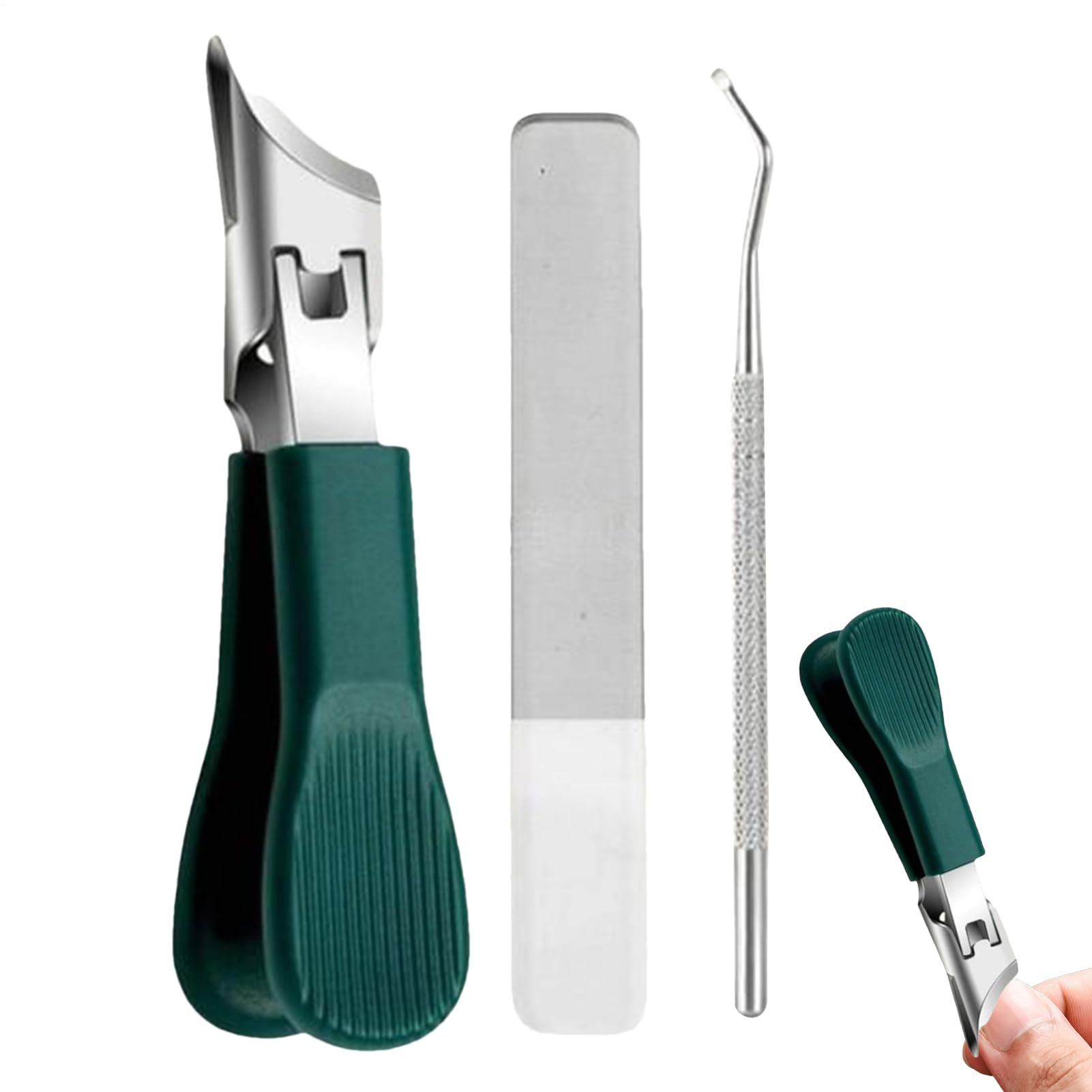 Tagliaunghie Angolati Tagliaunghie per Unghie Incarnite delle Mani Adulti | Strumento Resistente per Manicure e Pedicure Uomini e Anziani
