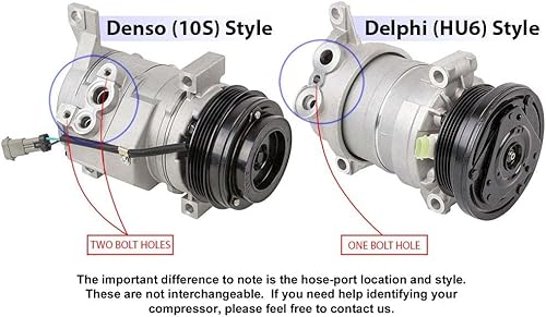 Miniatura 7 de Compresor de AC y embrague de AC para Chevy GMC Cadillac y Hummer por BuyAutoParts 60-01588NA