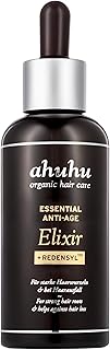 ahuhu ESSENTIAL ANTI-AGE Elixir Avec Caféine & Redensyl (100ml) - Soin du cuir chevelu hautement concentré Stimule la croissance des cheveux,Rend les cheveux plus épais et plus volumineux, Vegan