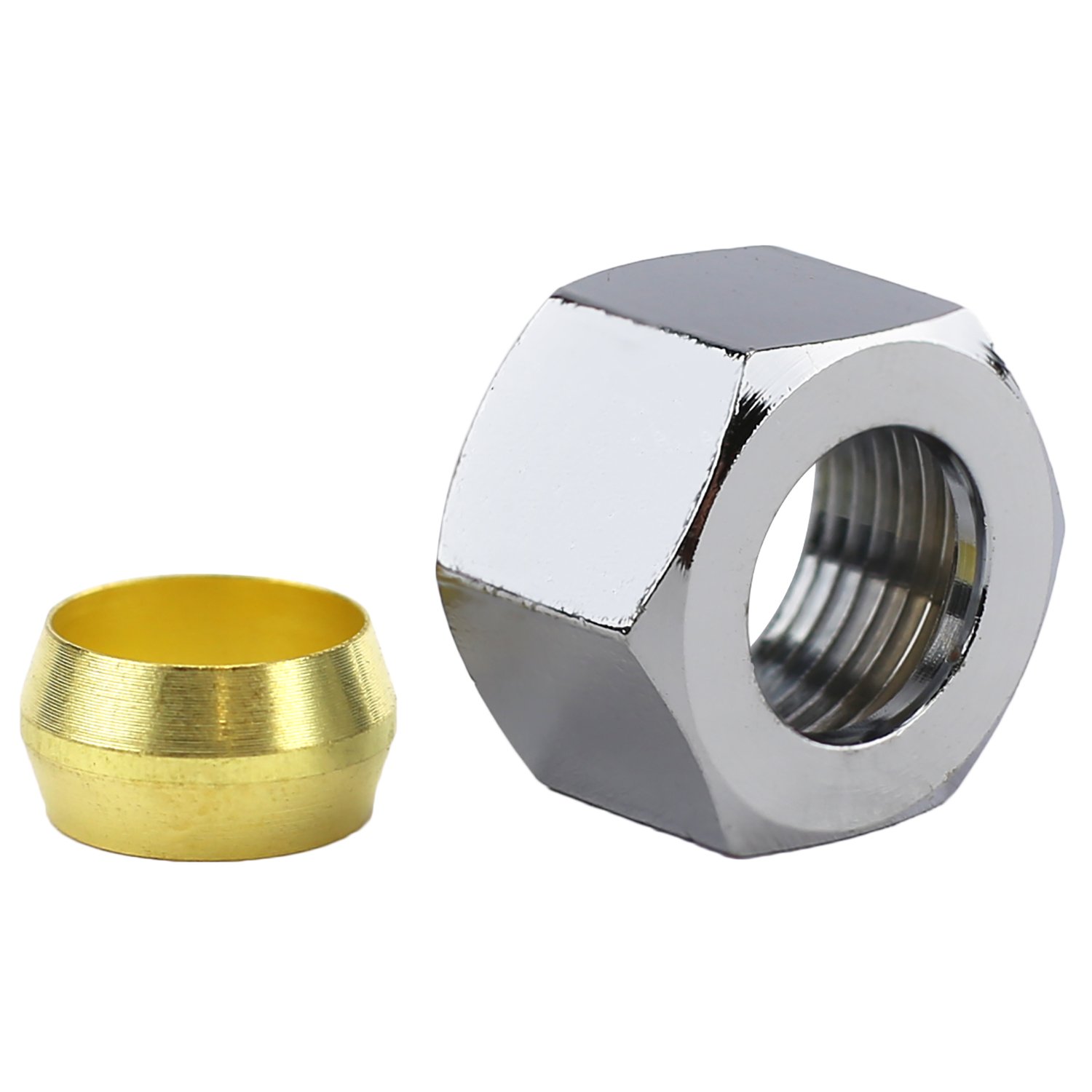 9/16-24 Thread Nut Brass Compression Fitting Size Chart At Melody Hanks ...