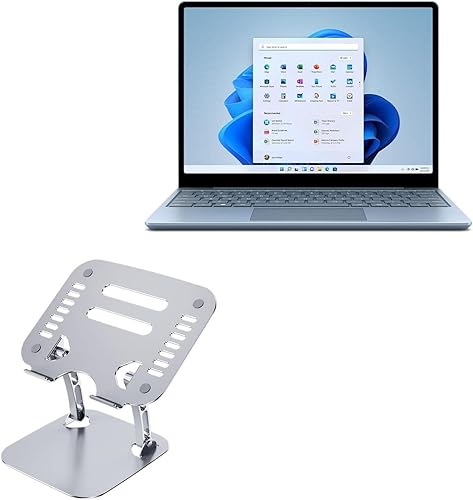 BoxWave Stand and Mount Compatible with Microsoft Surface Laptop Go 2 Stand and Mount by BoxWave - Executive VersaView Laptop Stand Ergonomic