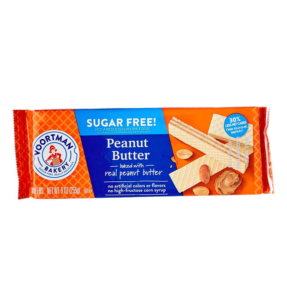 Buy Voortman Bakery SugarFree Peanut Butter Wafers No Sugar Added