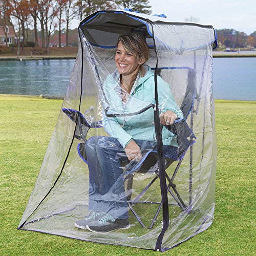 Kelsyus Canopy Chair with Weather Shield Outdoor Folding Chair with Umbrella Beach Canopy