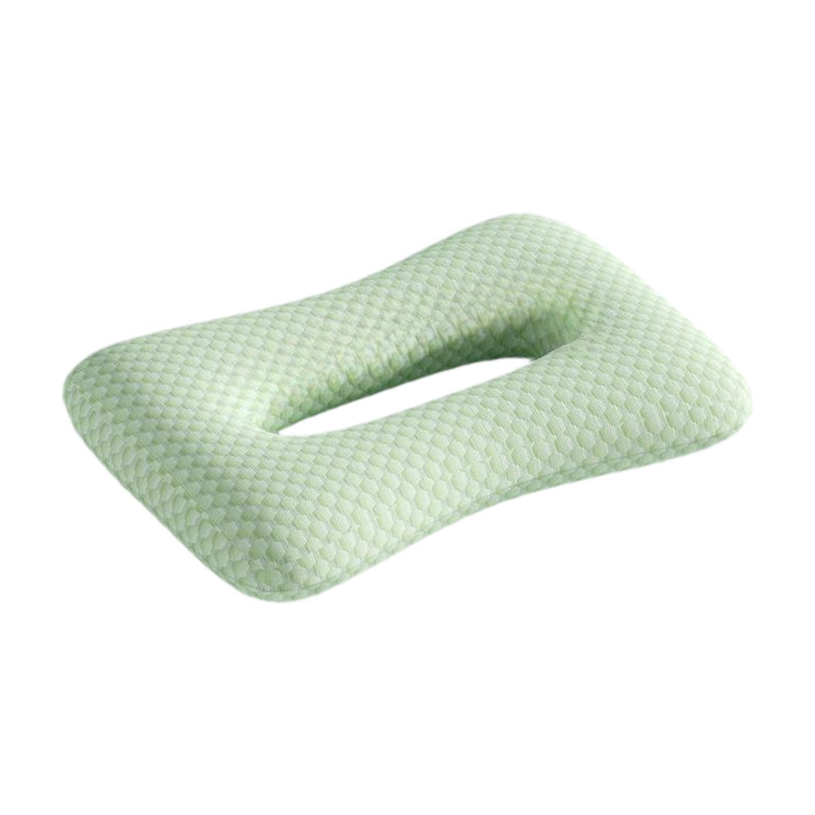 LIXSAZSE Lightweight Removable Cover Ear Guard Pillow Offers Comfortable Experience While Ensuring Easy Maintenance Every Time Ear Guard Pillow Removable Cover, Green, 54x36x10cm