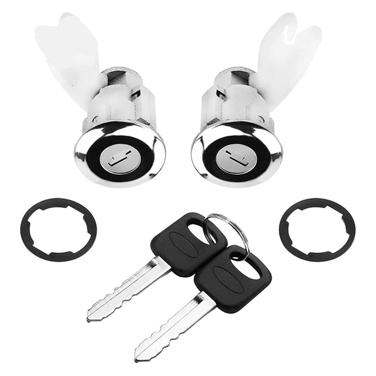 Front Door Lock Cylinder and Key Set Door Lock kit F4TZ-1522050-B