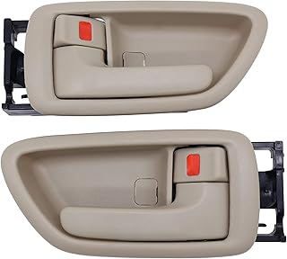 Interior Door Handles Driver & Passenger Side for 2000-2004 Toyota Avalon,2001-2007 Toyota Sequoia,2004-2006 Toyota Tundra (Crew Cabs Only) Replace# 92060C030E1