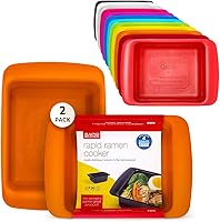 Vista 26 de Rapid Ramen - Olla para cocinar ramen en microondas, libre de bisfenol A (BPA), apta para lavavajillas, perfecta para residencia universitaria, Rosa