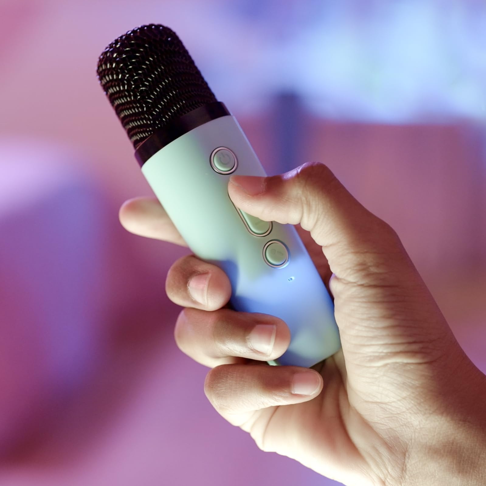Canal Toys - Music Creator - Mini Karaoke Station - Verlichte Speaker Met 2 Draadloze Microfoons Inf 044