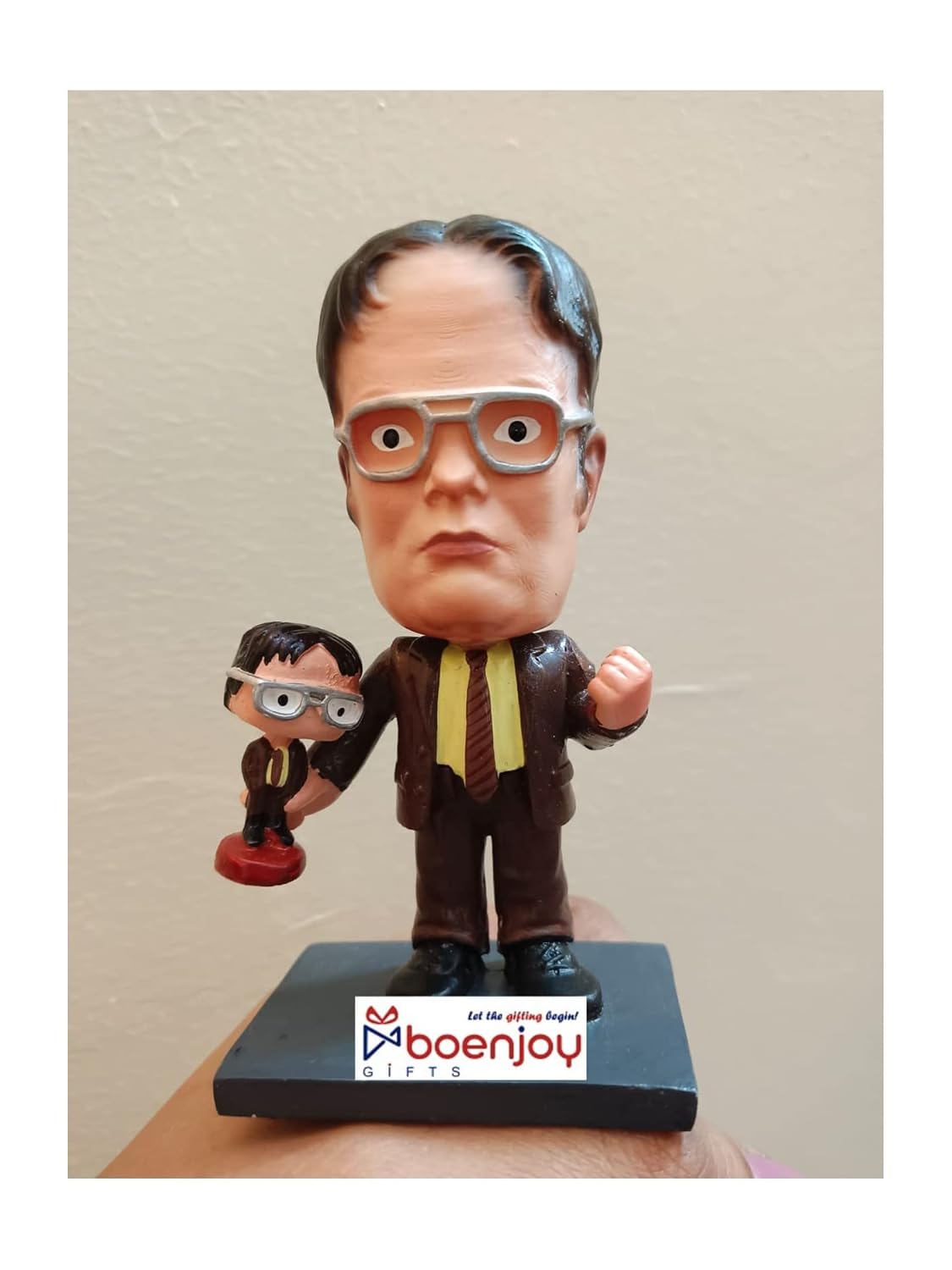 BOENJOY Gifts Made in India The Office Dwight Schrute Resin