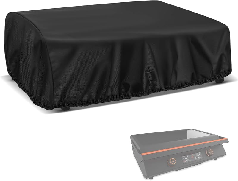 Grill Cover for Blackstone E-Series 22 Inch Electric Griddle 8001 | Waterproof Table Top BBQ Grill Cover for 22-Inch Blackstone, Heavy Duty Tabletop Griddle Accessories - 25" L×21" W×7" H