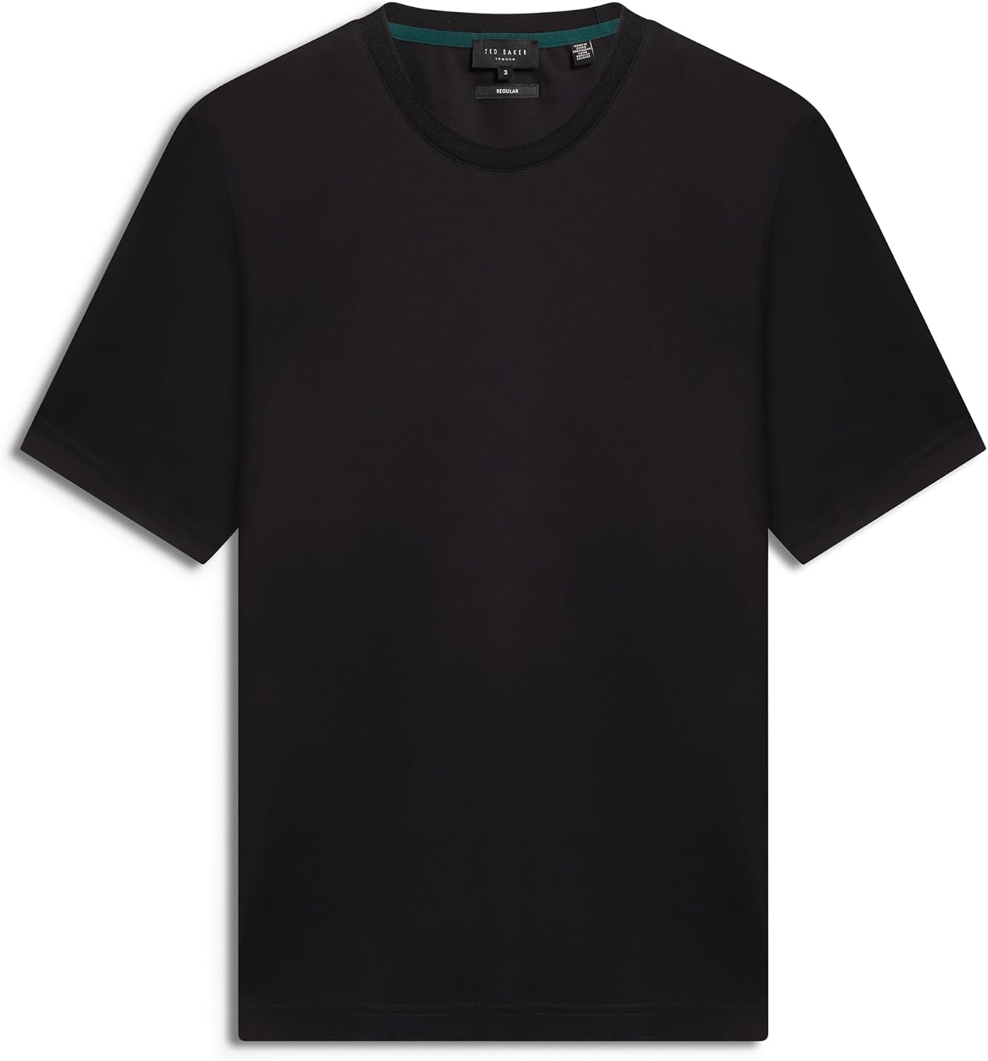 Ted Baker Men's Short Sleeve Cotton Crew Neck T-Shirt - Classic Fit Casual Tee