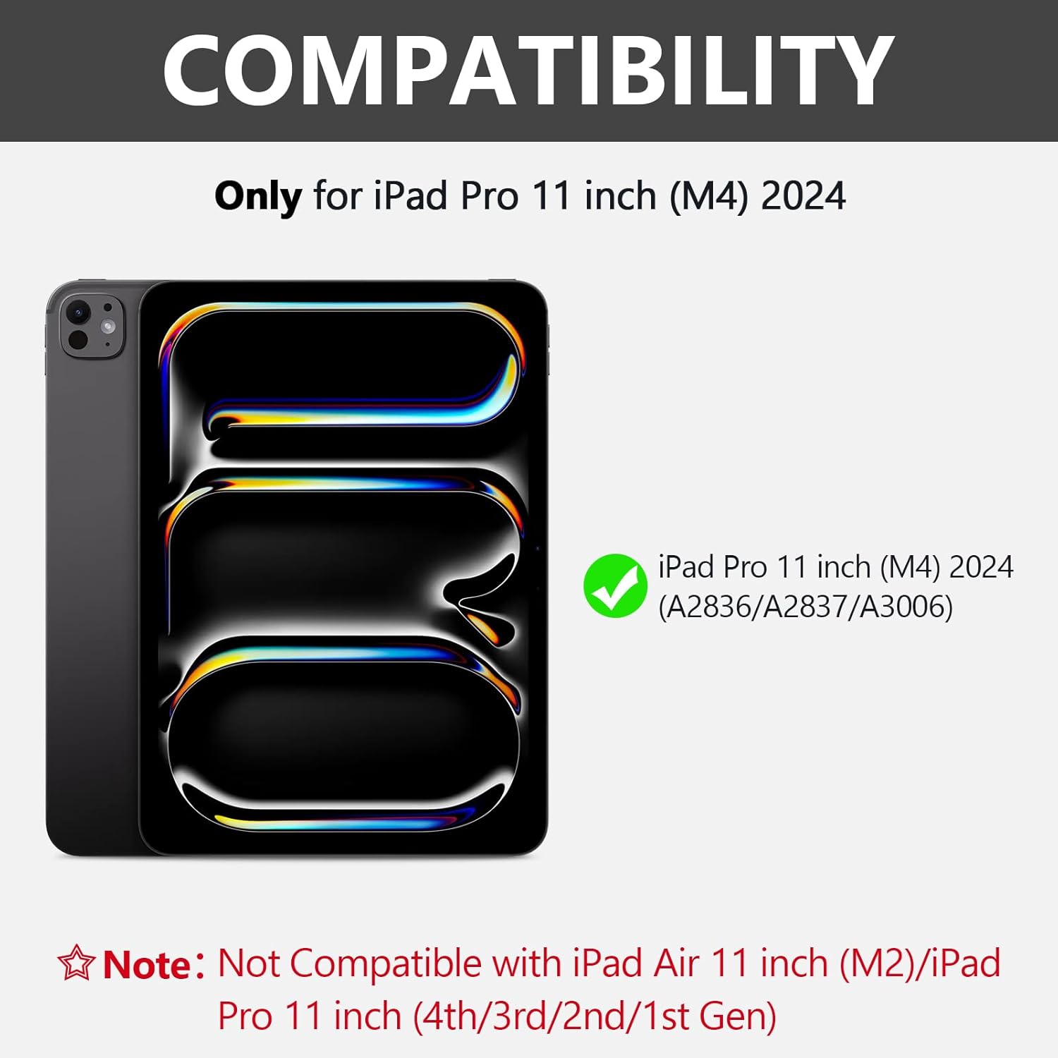 KBCASE Keyboard Case for iPad Pro 11 inch (M5/M4) 2025/2024, Detachable Bluetooth Keyboard Case for iPad Pro 11 inch M5 M4, with Pencil Holder (Gray) - Image 2