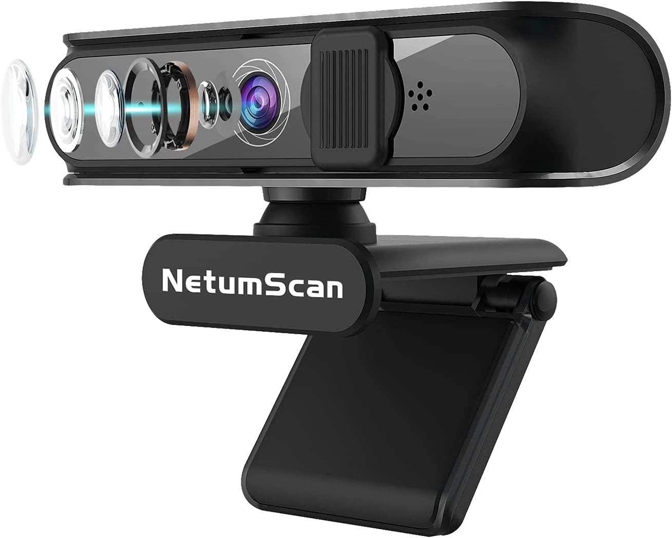 NetumScan AutoFocus HD 1080P 60FPS Webカメラ、ストリーミングWeb