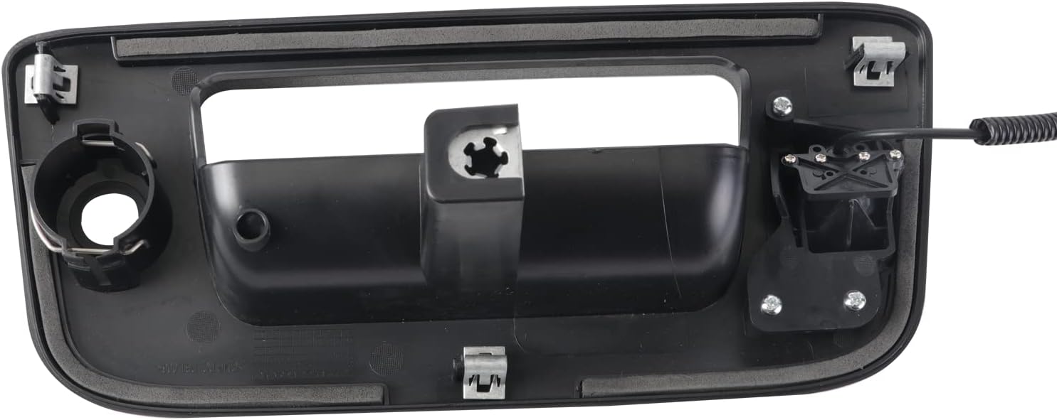FEIDKS Tailgate Replace Rear View Camera Backup Tailgate Handle Camera Compatible with Chevy Silverado and GMC Sierra 2007-2013,Tailgate Door Handle Replacement Camera(Color: Black)