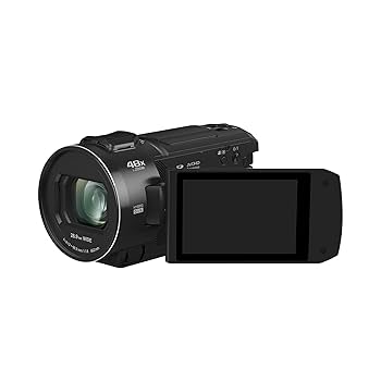 Panasonic HCV900K Full HD Camcorder 24X Optical Zoom, Black