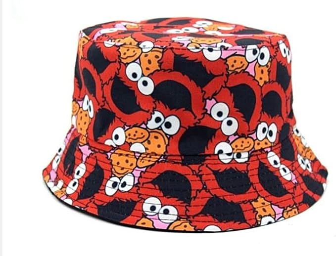 Elmo with Cookies Red Bucket Hat 