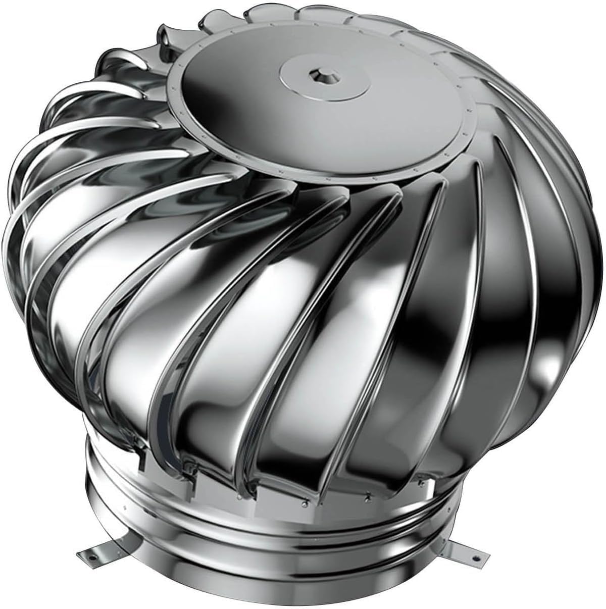 換気扇 ルーフ 15.7インチ ~ 4.3インチ 排気キャップ ルーフ 煙突 通気口 通気口 排気口 無電源回転ミュート ルーフ換気