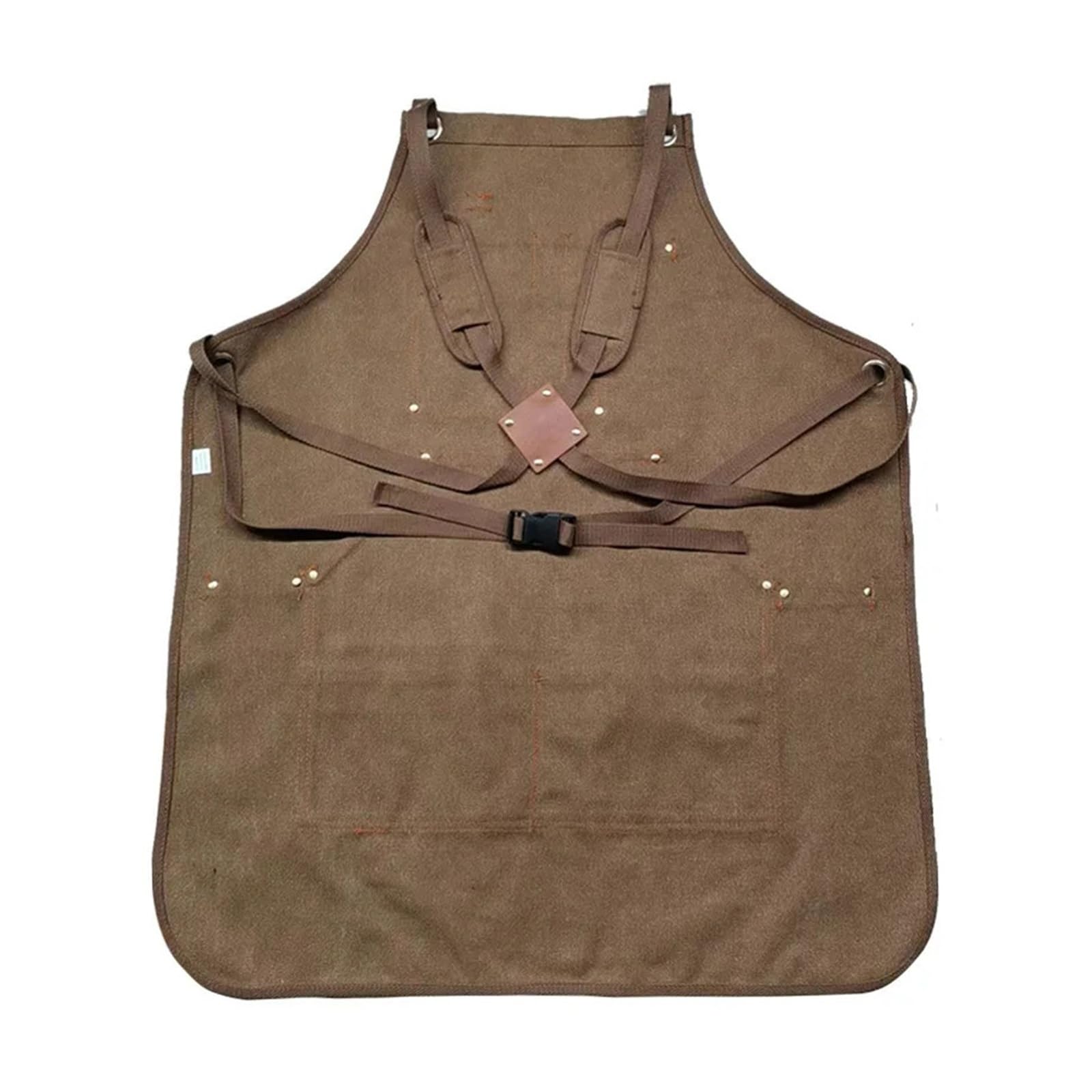 Delantal de lona gruesa Simple herramienta ropa jardinería carpintería