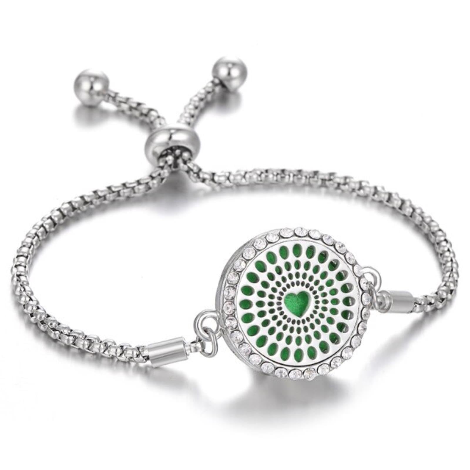 Weav 11 New Tree Of Life Aromatherapy Bracelet Threads Rotate Open Locket Bracelets Aroma Perfume Essential Oil Diffuser Bracelet