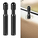 2pcs Car Door Lock Knobs, Auto Inner Door Lock Pull Pin Cap Compatible with F-150, OEM Number FODZ-5421850-A, F150 Accessories Car Replacement Accessories for Most Cars