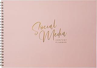 Perfect Planner Company - Undated A4 Weekly Social Media Planner for Work Schedule - Insights for Marketers, Experts, Entrepreneurs - 100 Pages