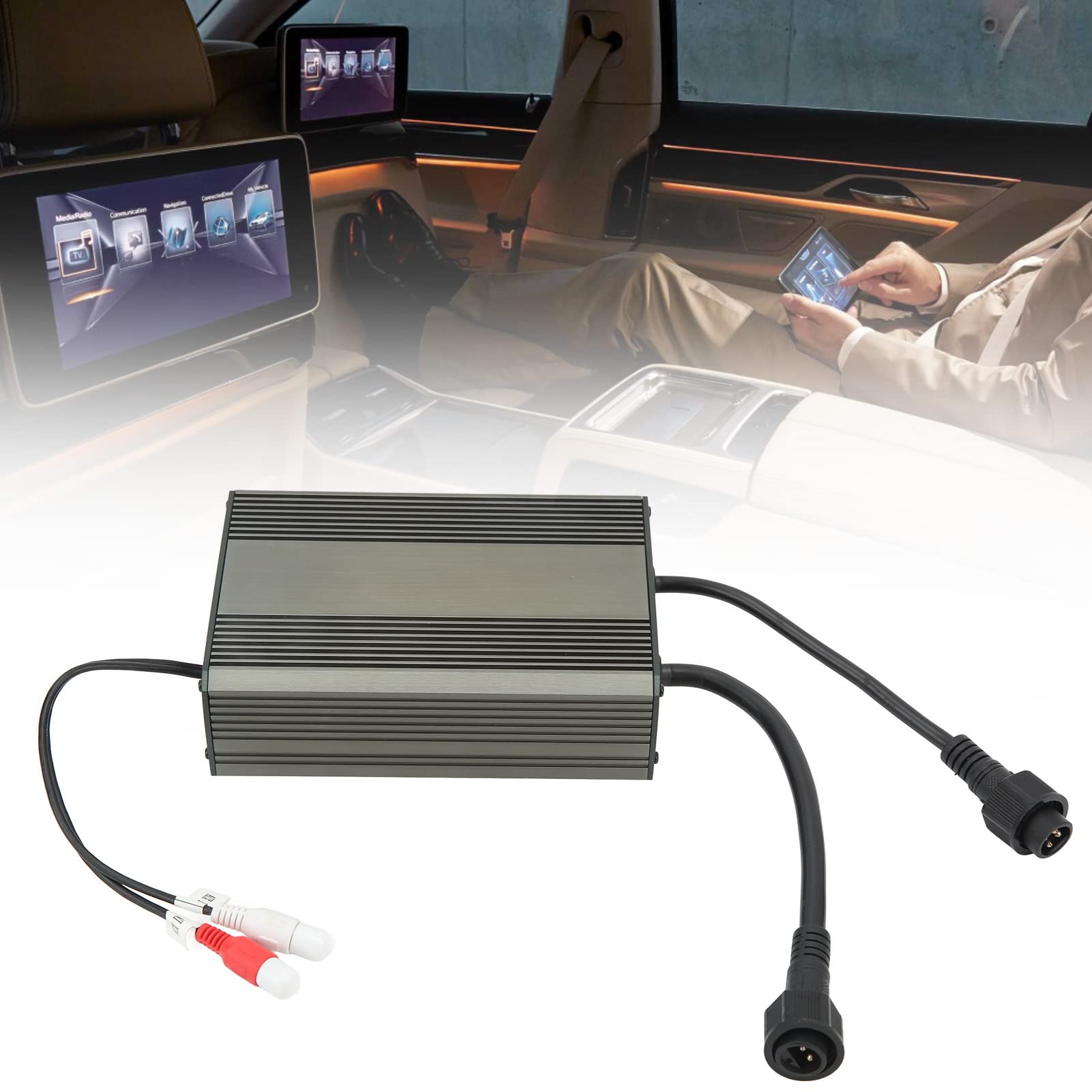 Wzmacniacz Samochodowy 100 W 2-kanałowy Subwoofer HIFI Inteligentny Wzmacniacz Efektów Dźwiękowych do Samochodowych Systemów Do Audio