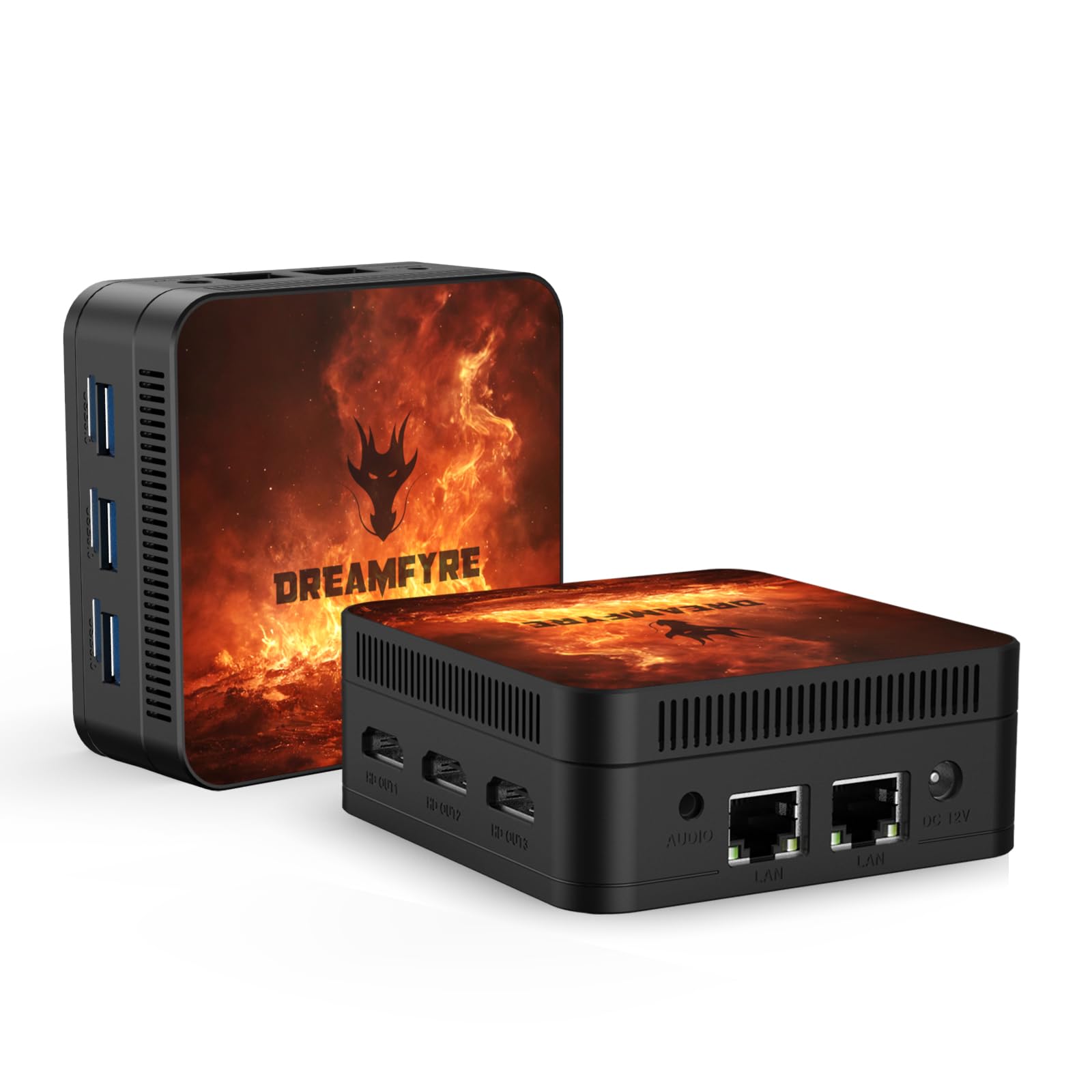 Alder Lake-95 Mini PC (up to 3.4GHz) 4 Cores 4 Threads Mini Computer 8GB DDR5 256GB SSD Mini Desktop Computer Three Monitor Support/USB 3.0/WiFf 5/Gigabit Ethernet Port/Bluetooth 5.0