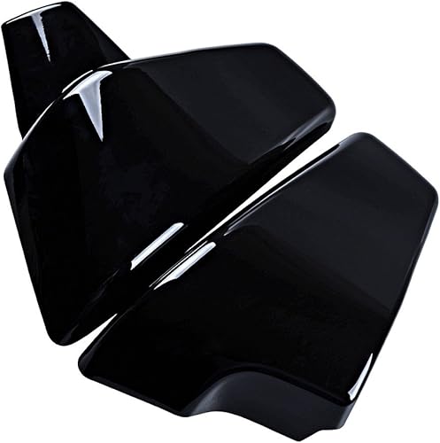 Miniatura 9 de Cubierta lateral izquierda derecha de batería negra brillante compatible con Honda 1999-2008 VLX 600 1999-2007 VT 600 C CD Shadow VLX Deluxe