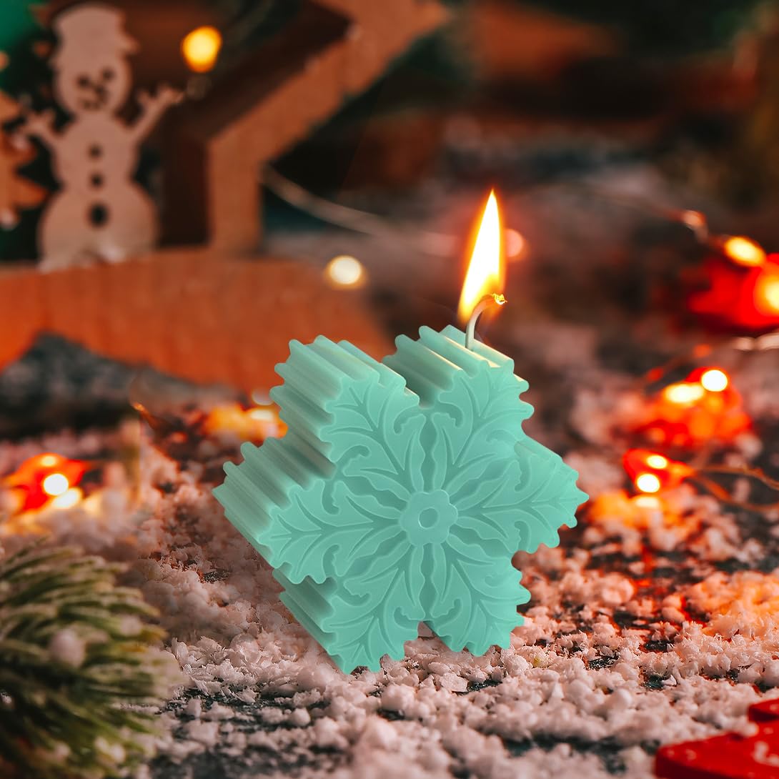 Siliconen bijtfiguur - Sneeuwvlok - Licht Hemels Blauw - Bijtfiguur