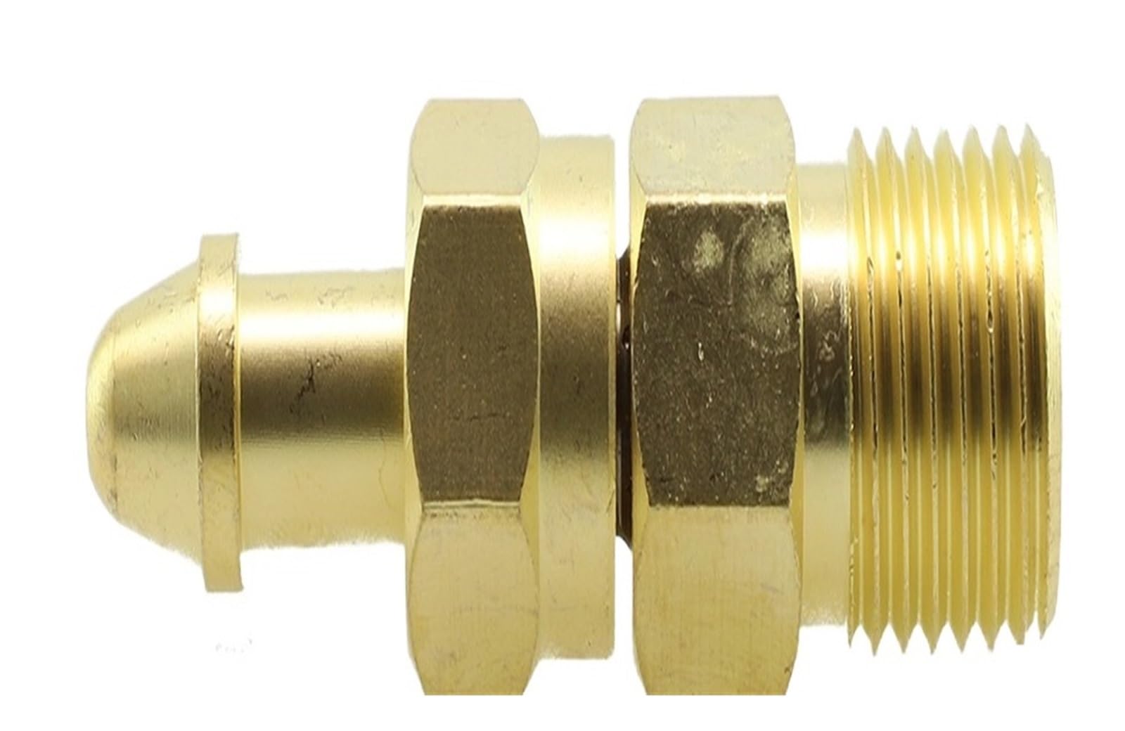 1pc Cylinder to Regulator Acetylene Adaptors CGA-200 CGA-300 CGA-510 CGA-520 Brass Acetylene Regulator Adapter(CGA-200 to CGA-300)
