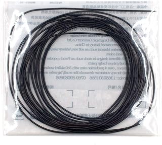 1mm French Bullion Wire, French Coil, Gold Work Embroidery Silk Thread, Sewing DIY Accessories Jewelry Making Embroidery Metalic Purl Wire, 110inch (Black) - Buy now