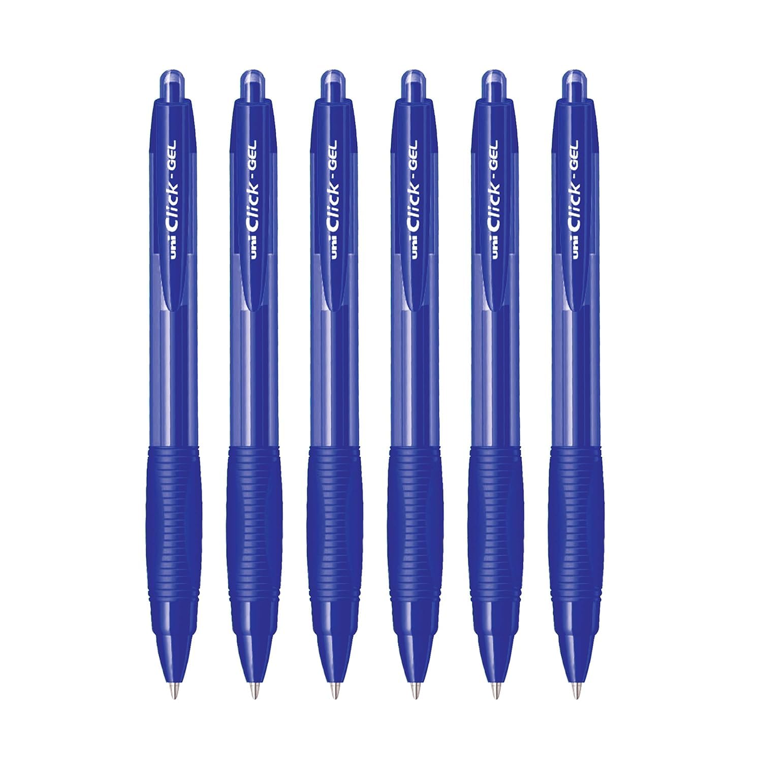 uni-ball Click Gel Pen Set - (Blue,Pack of 6)