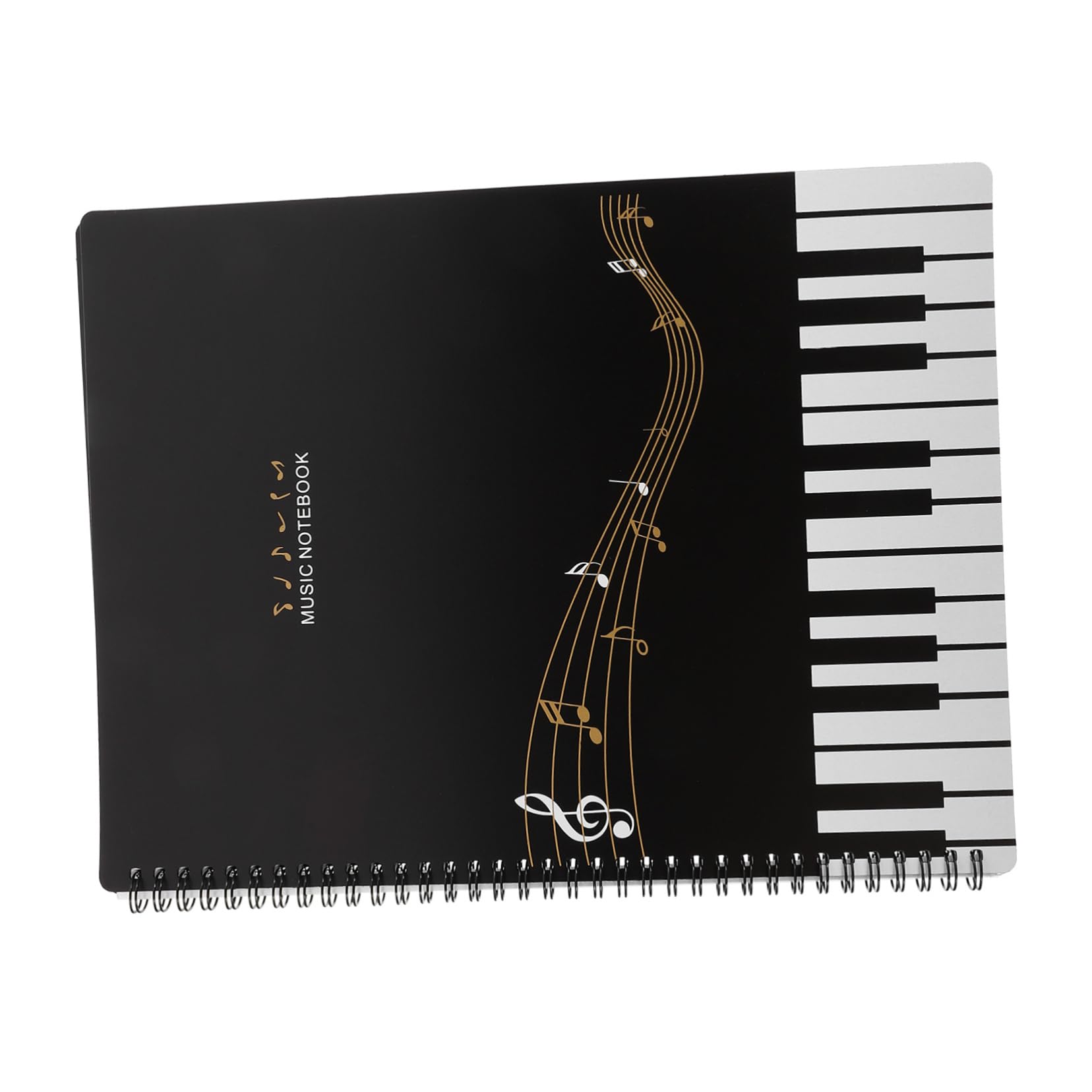 VICASKY Sheet A4 Music Binder White File Organizer Transparent Insert Bag for Piano Score