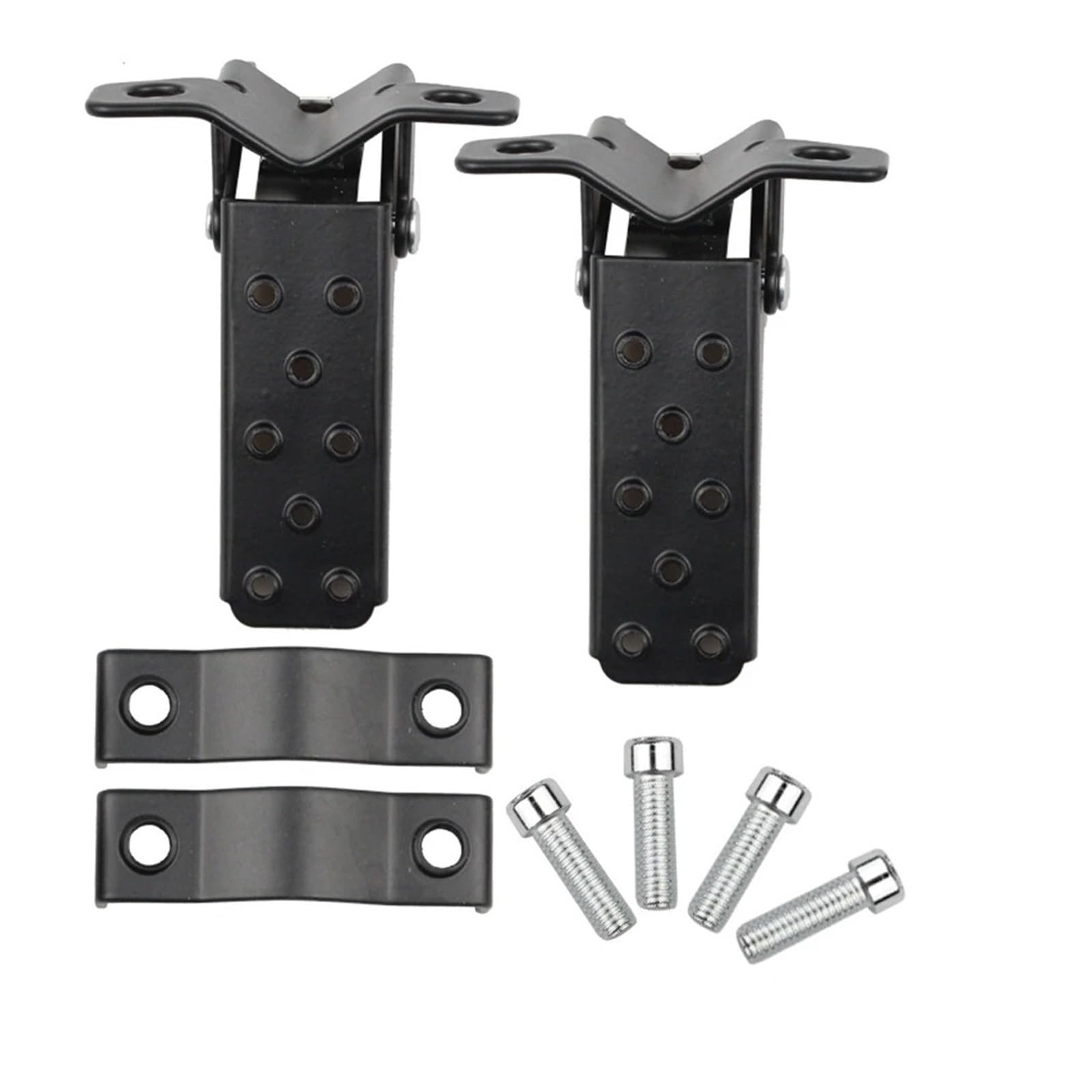 1/2 par de estriberas Plegables Retro para Bicicleta MTB BMX, estriberas para Motocicleta, reposapiés, Piezas para Motocicleta, estriberas universales modificadas para Motocicleta (1 par)
