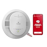 Hardwired Kidde App Enabled Smart Smoke and Carbon Monoxide Detector, AA Battery Backup, Voice Alerts, Interconnected Alarm