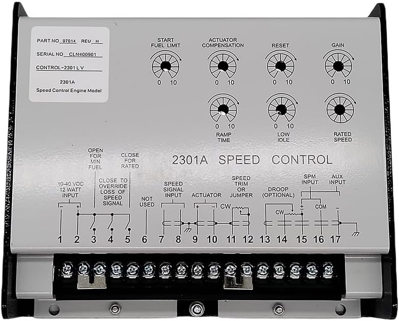 2301A 9907-014 Speed Governor Control Speed Controller Generator Parts