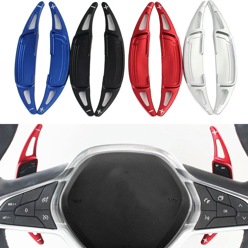 Auto Lenkrad Paddle Shift Extension Für Renault Clio 5 Captur 2 Arkana Zen Initiale Paris XM3 2020 Aluminium Schaltwippen Aufkleber