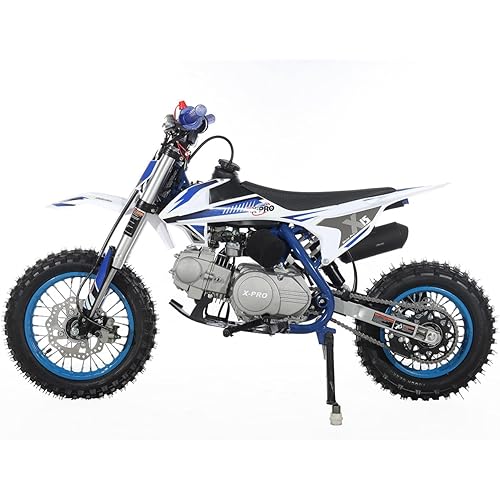 X-PRO X15 110cc Dirt Bike Pit Bike with Zongshen Brand Engine,Semi-Automatic Transmission, Kick Start,12"/10" Wheels!