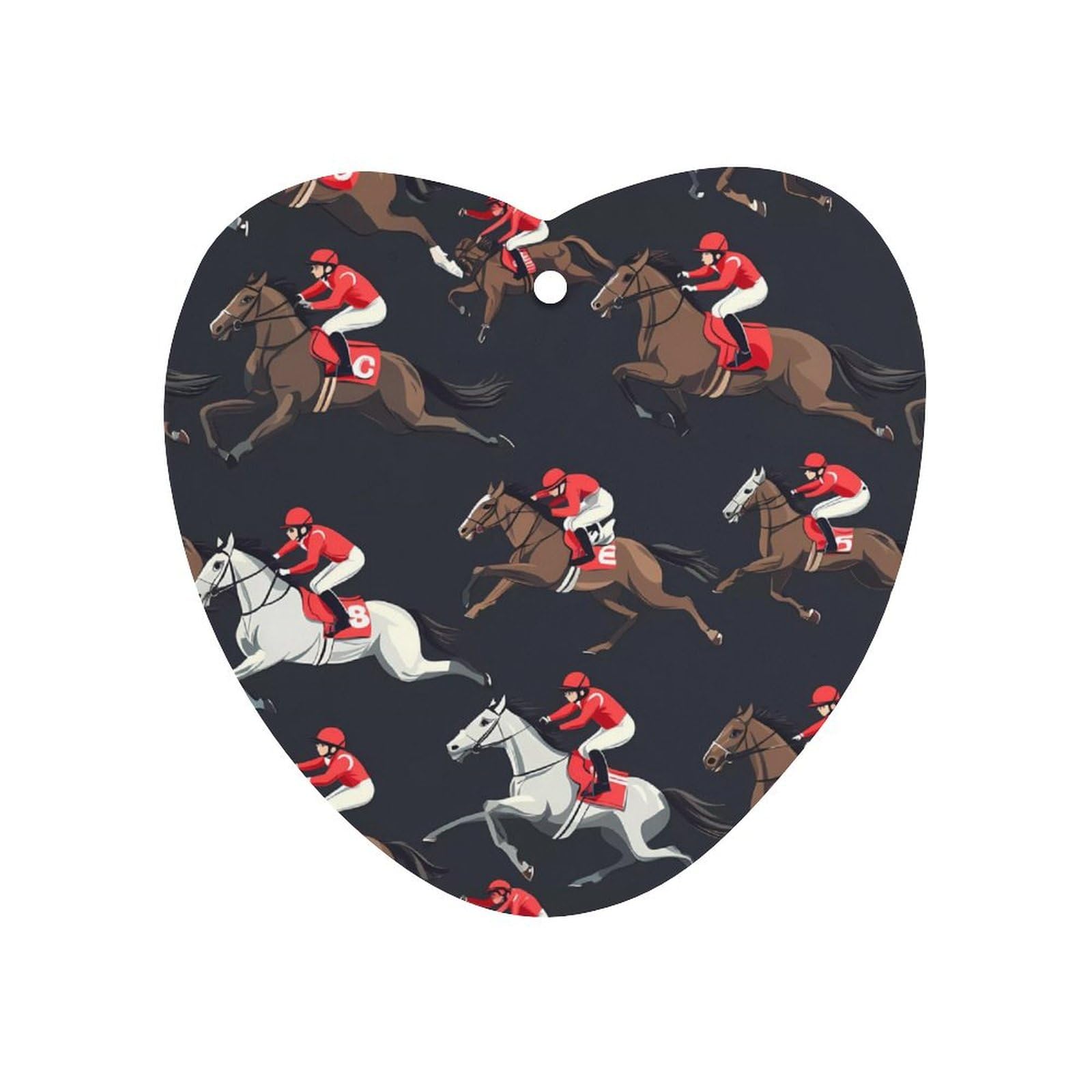 Runing Horse Car Air Freshener Hanging Aromatherapy Tablets for Car Accessories Love form