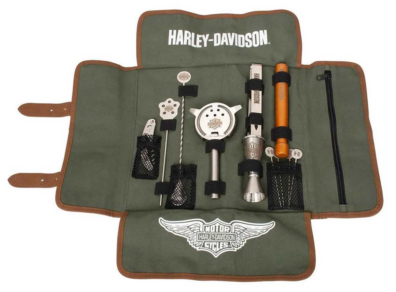 Amazon.com: Harley-Davidson Winged B&S Cocktail Tools Durable